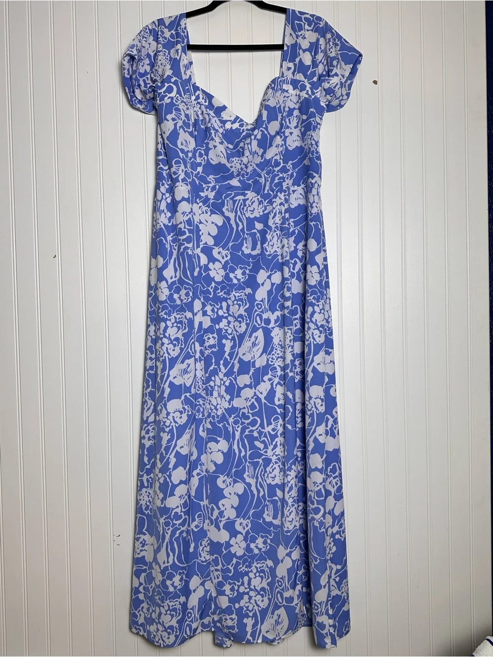 The Camille Off-The-Shoulder Maxi Dress Abercrombie & Fitch XL Floral Wedding